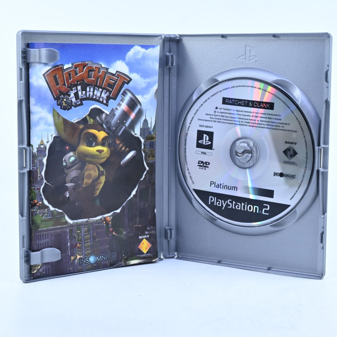 Ratchet & Clank - Sony Playstation 2 / PS2 Game + Manual - PAL - MINT DISC!