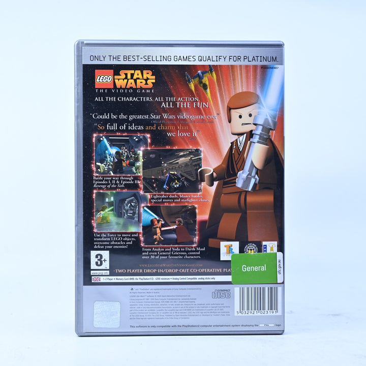 LEGO Star Wars: The Video Game - Sony Playstation 2 / PS2 Game + Manual - PAL