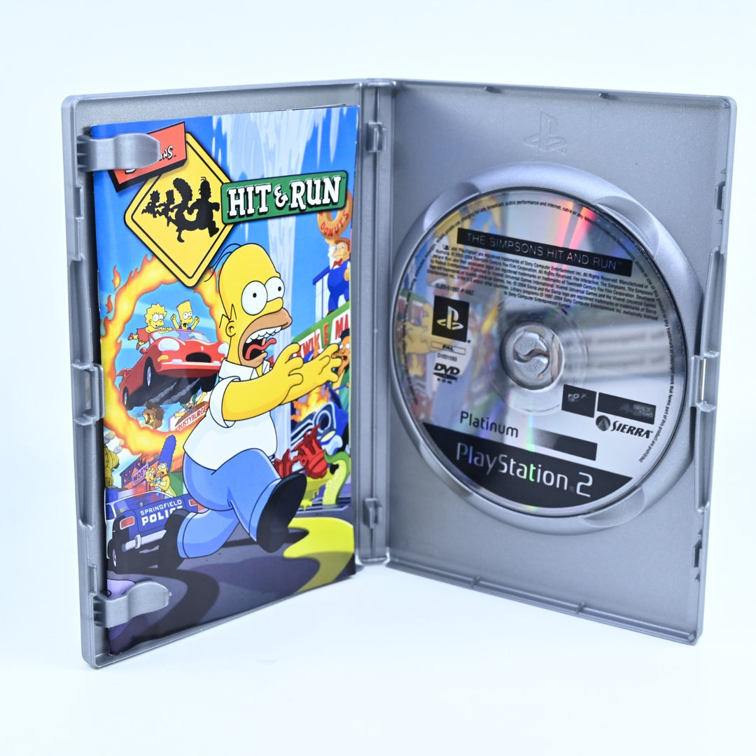 The Simpsons Hit & Run - Sony Playstation 2 / PS2 Game + Manual - PAL