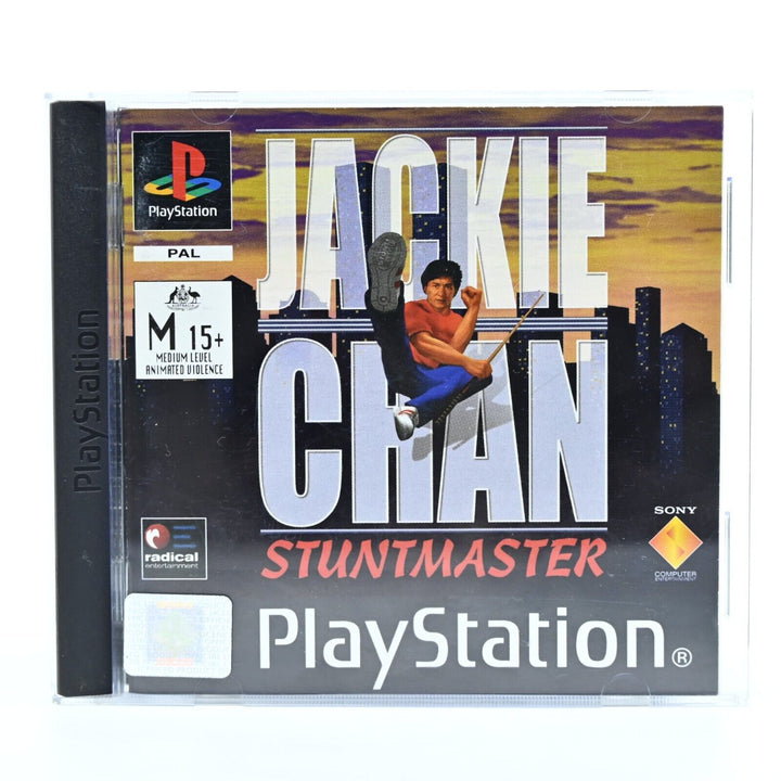 Jackie Chan Stuntmaster + Manual - Sony Playstation 1 / PS1 Game - PAL MINT DISC