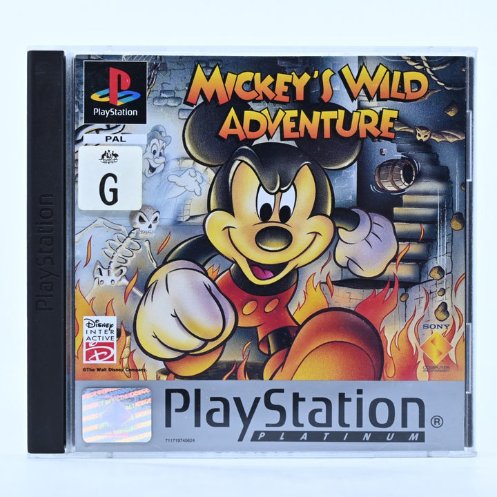 Mickey's Wild Adventure - Sony Playstation 1 / PS1 Game + Manual - PAL