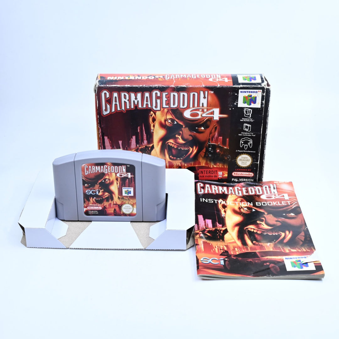 Carmageddon 64 - N64 / Nintendo 64 Boxed Game - PAL - FREE POST!