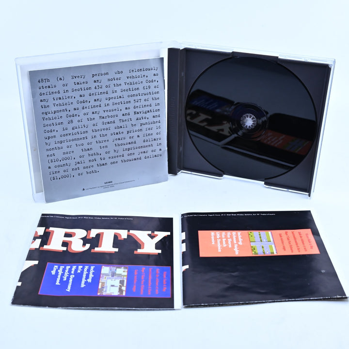 Grand Theft Auto - Sony Playstation 1 / PS1 Game + Manual + 2 Maps - PAL