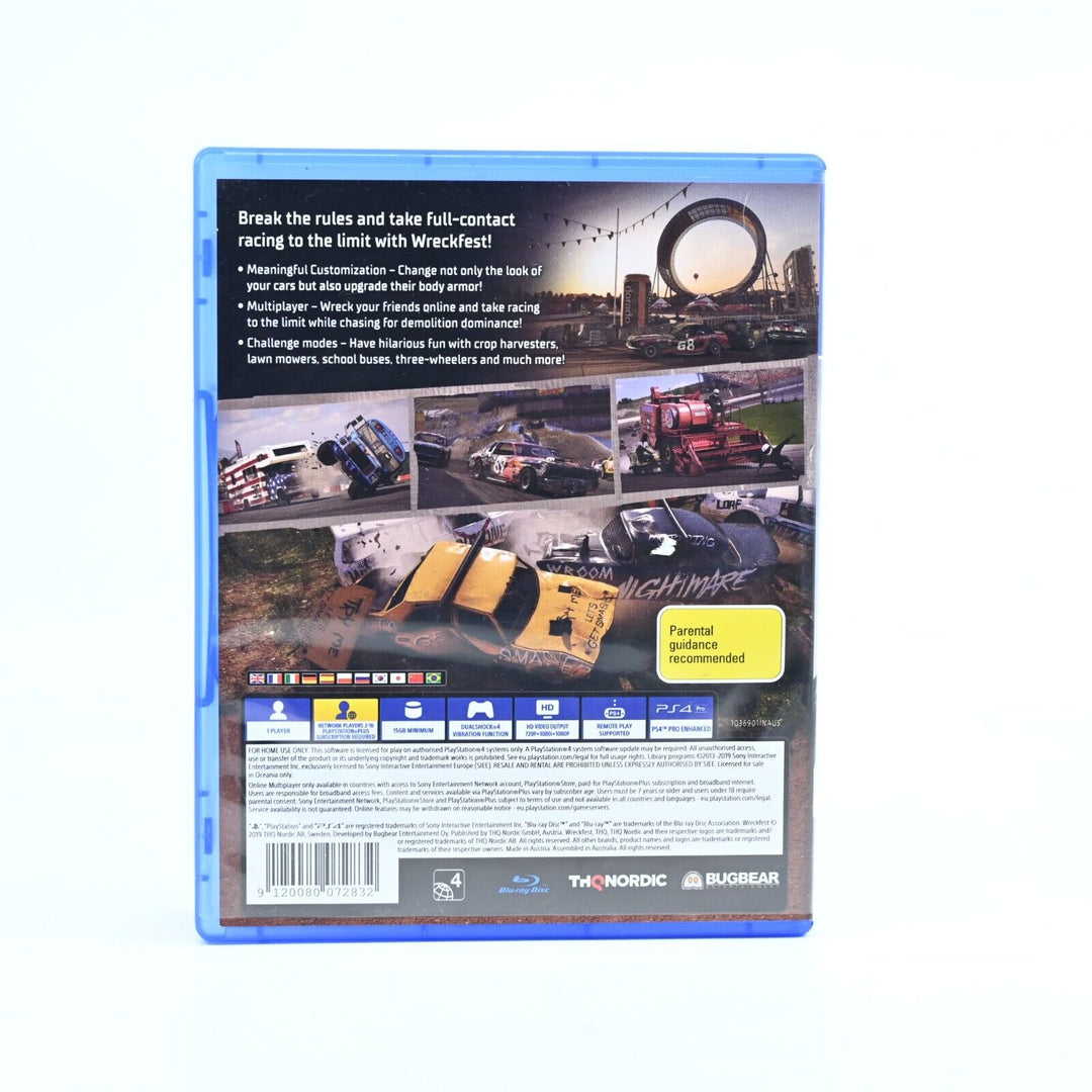 Wreckfest - Sony Playstation 4 / PS4 Game - FREE POST!