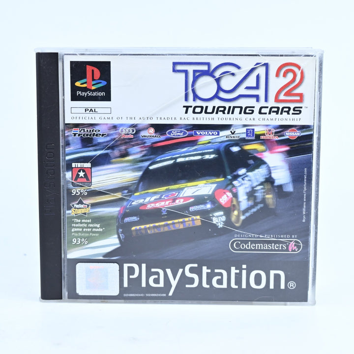 TOCA 2 Touring Cars - Sony Playstation 1 / PS1 Game + Manual - PAL - MINT DISC!