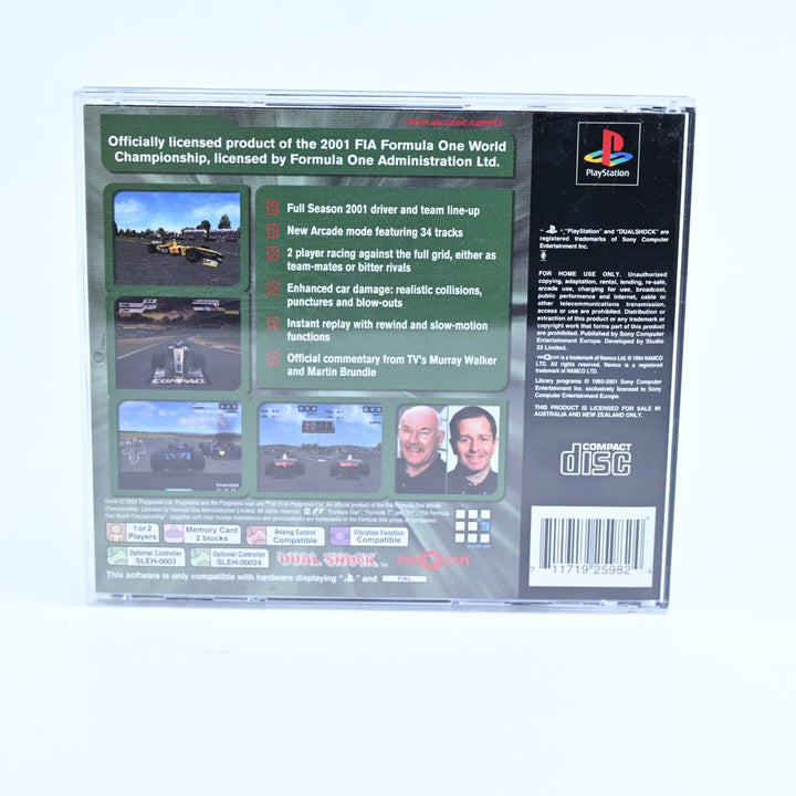 Formula One 2001 - Sony Playstation 1 / PS1 Game + Manual - PAL - MINT DISC!