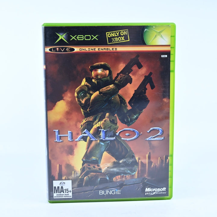 Halo 2 - Original Xbox Game + Manual - PAL - MINT DISC!