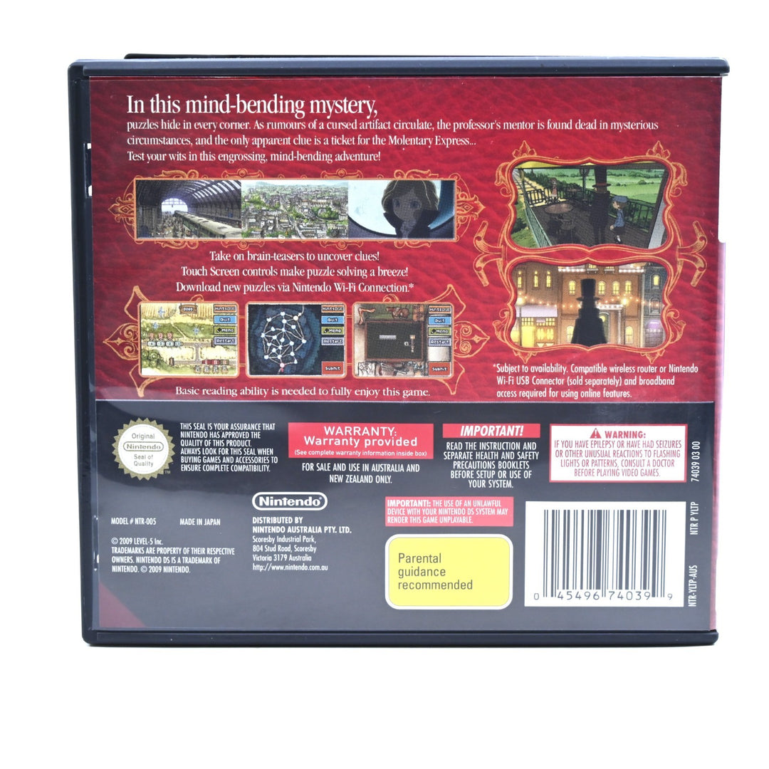 Professor Layton and Pandora's Box - Nintendo DS Game - PAL + Manual