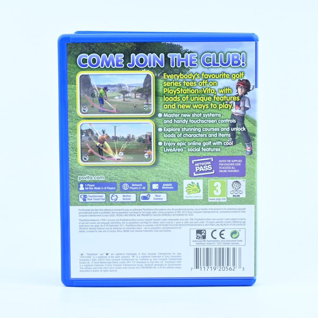 Everybody's Golf - Sony PS Vita Game - FREE POST!