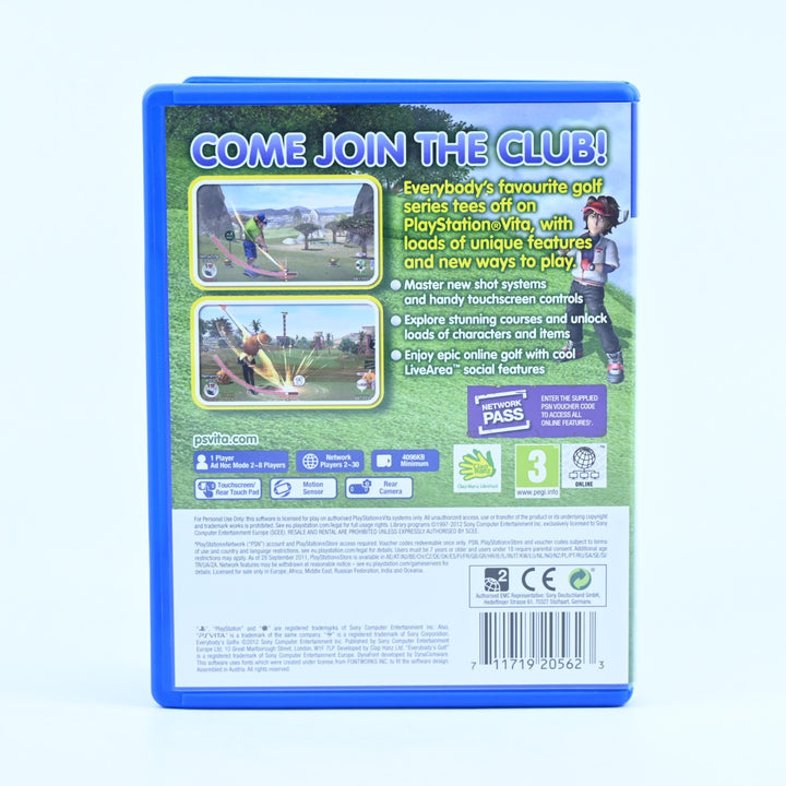 Everybody's Golf - Sony PS Vita Game - FREE POST!