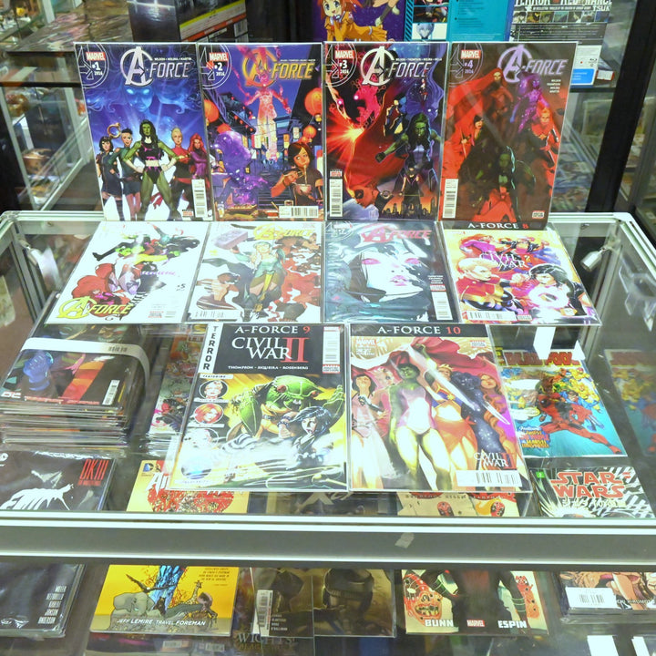 A-Force - Complete Set 1-10 - Wilson / Molina / Martin - Marvel Comics - Comic