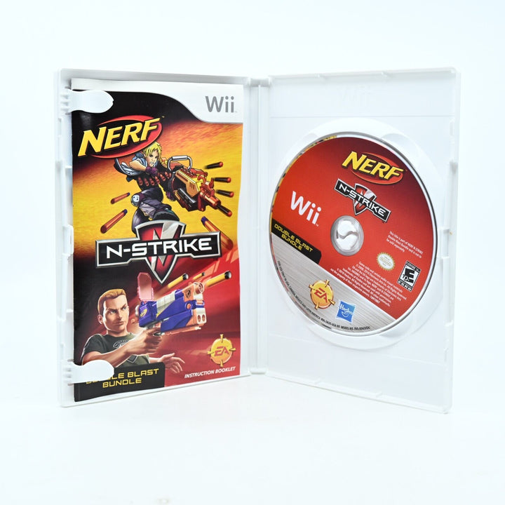 NERF N-Strike Double Blast Bundle - Nintendo Wii Game + Manual - NTSC-U