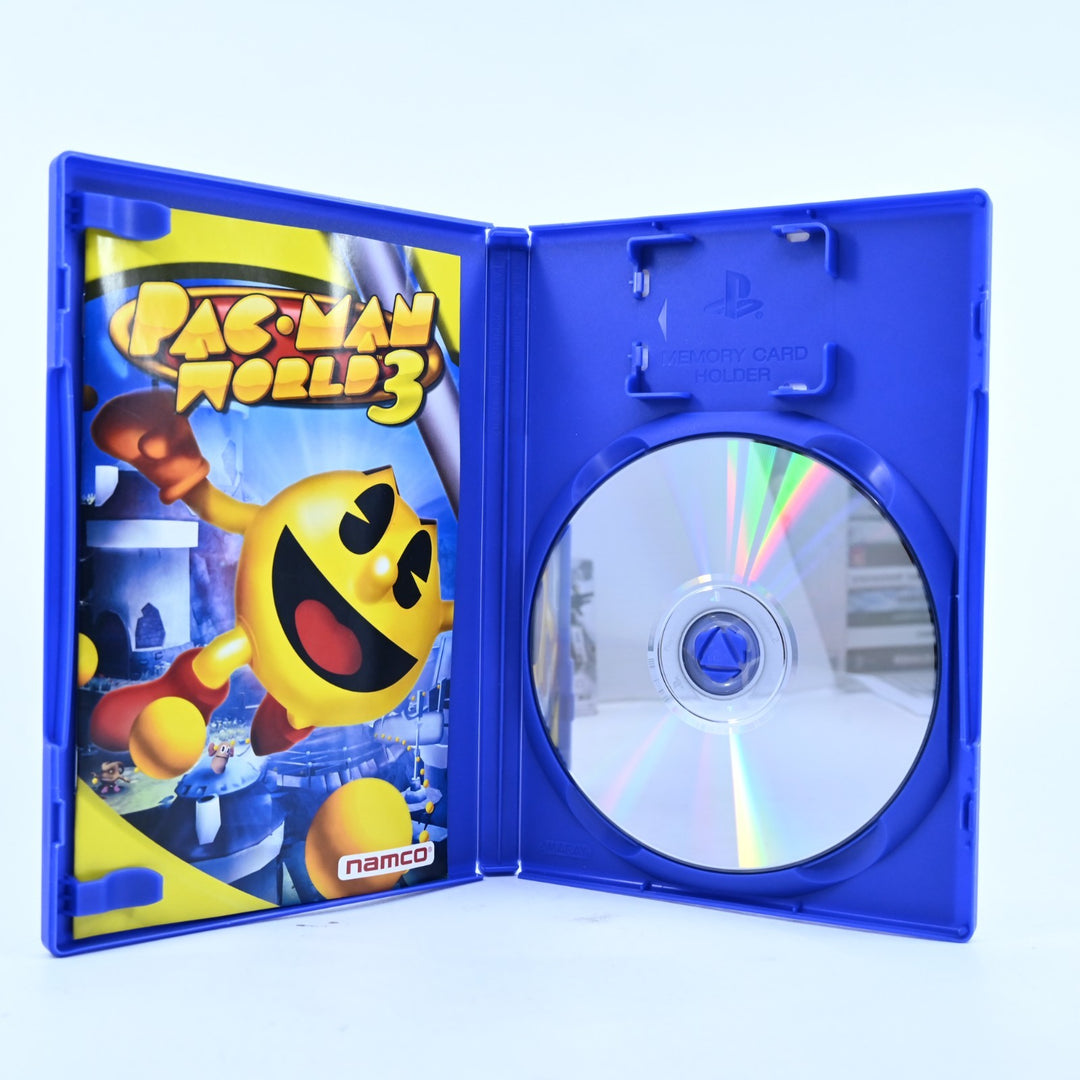 Pac-Man World 3 - Sony Playstation 2 / PS2 Game + Manual - PAL - MINT DISC!
