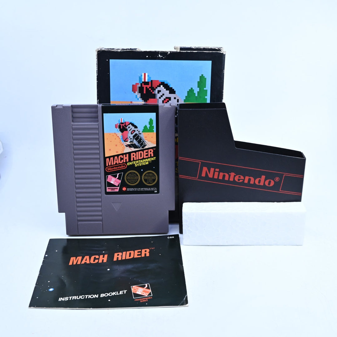 Mach Rider - Nintendo Entertainment System / NES Boxed Game - PAL - FREE POST!