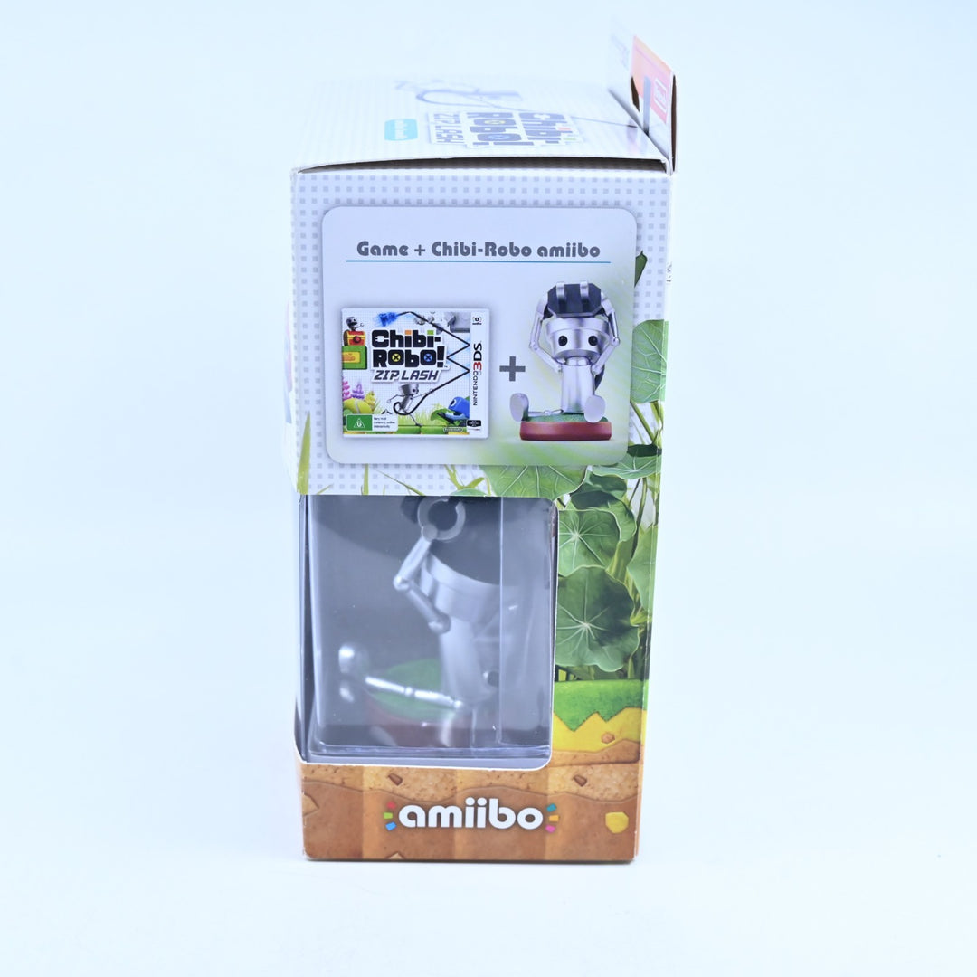 Chibi-Robo! Zip Lash Amiibo Bundle - Nintendo 3DS Game - PAL + Manual