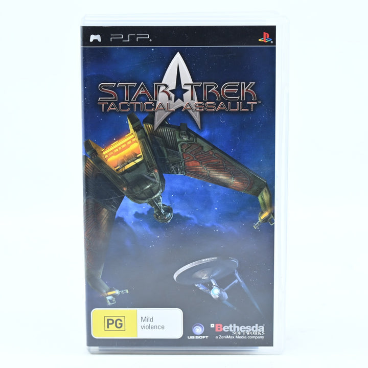 Star Trek Tactical Assault - Sony PSP Game + Manual - FREE POST!