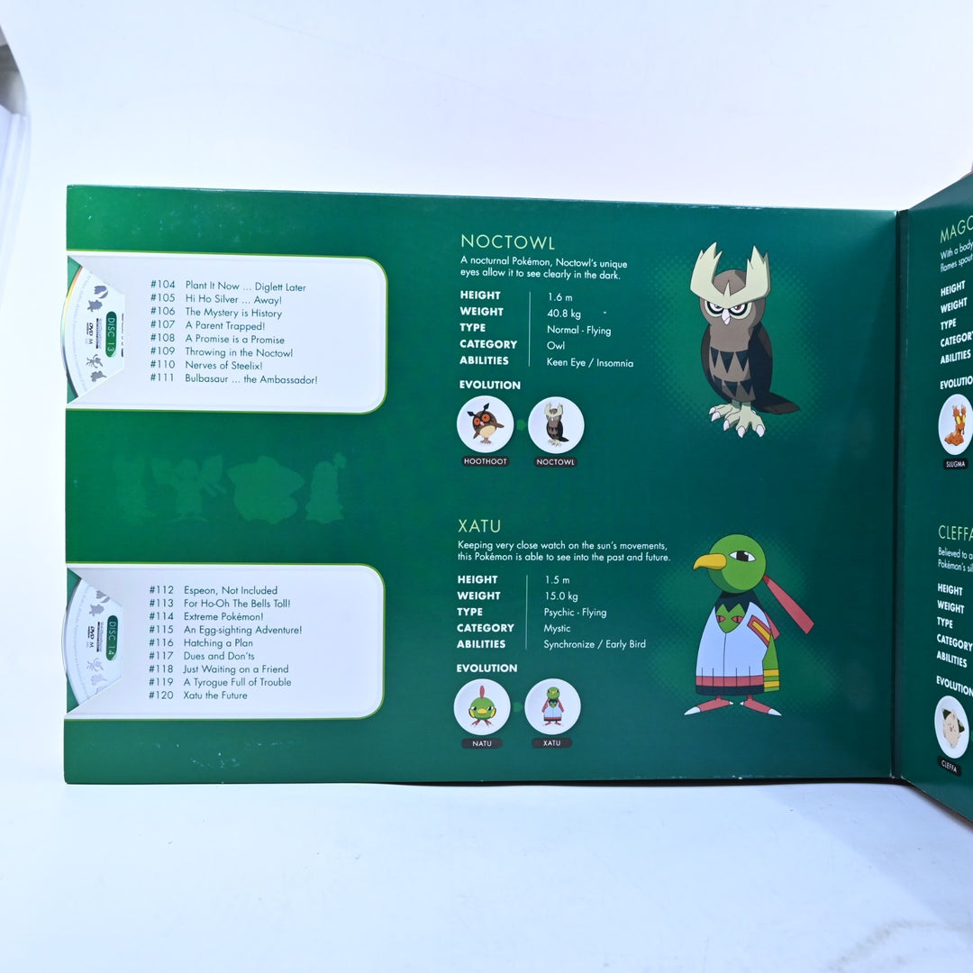 Pokemon Johto Collection Pokedex Book - 18 Discs - Region 4 - Anime DVD