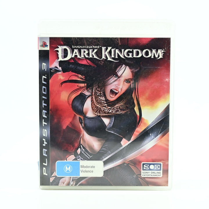 Untold Legends: Dark Kingdom - Sony Playstation 3 / PS3 Game + Manual