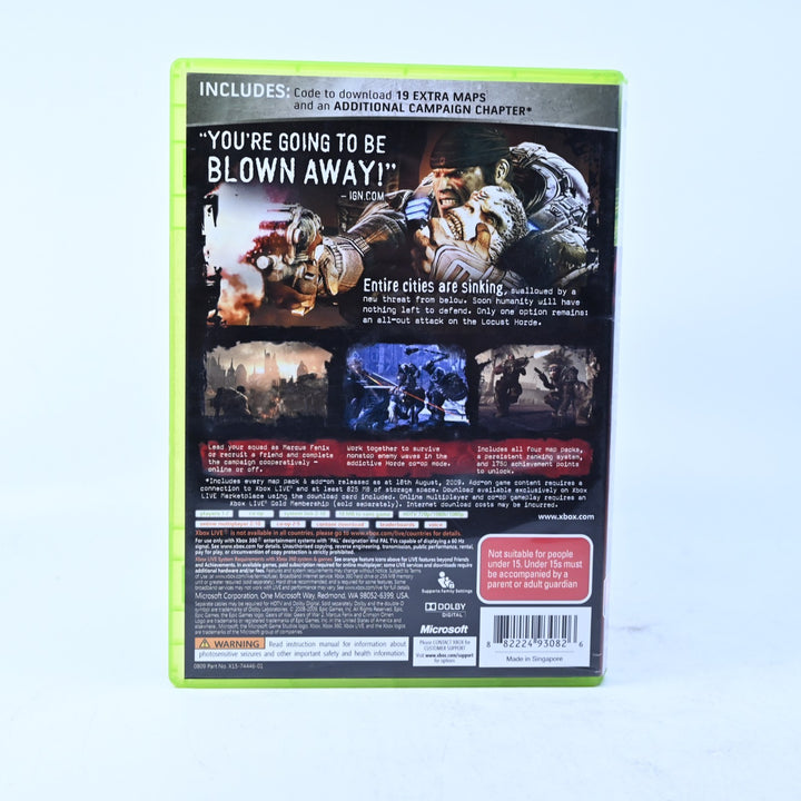 Gears of War 2 - Game of the Year Edition - Xbox 360 Game + Manual - PAL