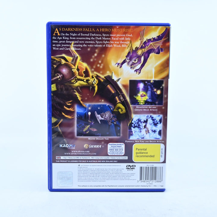 The Legend of Spyro: The Eternal Night - Sony Playstation 2 / PS2 Game + Manual