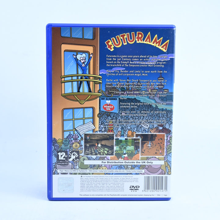 Futurama - Sony Playstation 2 / PS2 Game + Manual - PAL