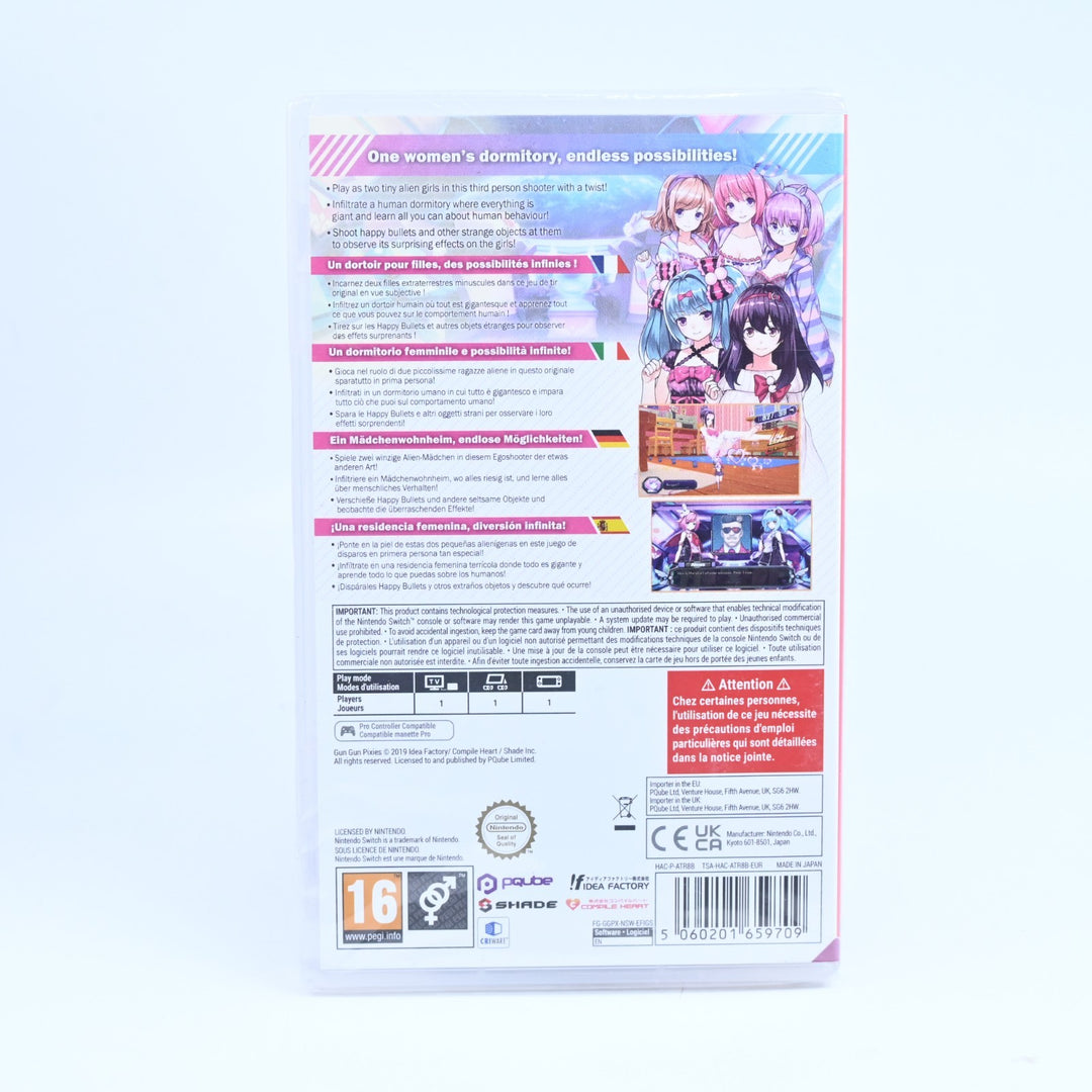 SEALED! Gun Gun Pixies - Nintendo Switch Game - FREE POST!