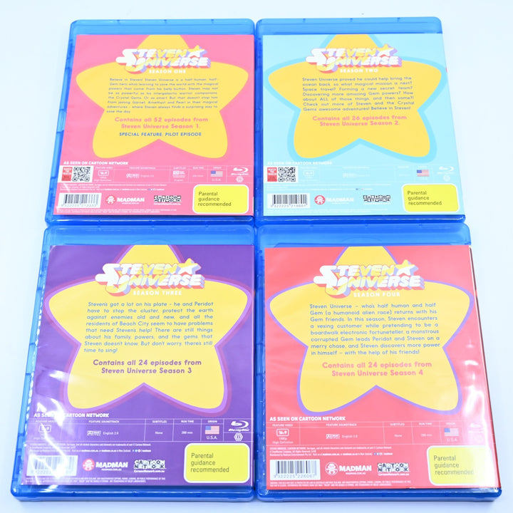 Steven Universe - Season 1-4 Complete - 5 Discs - Region B - Bluray Collection