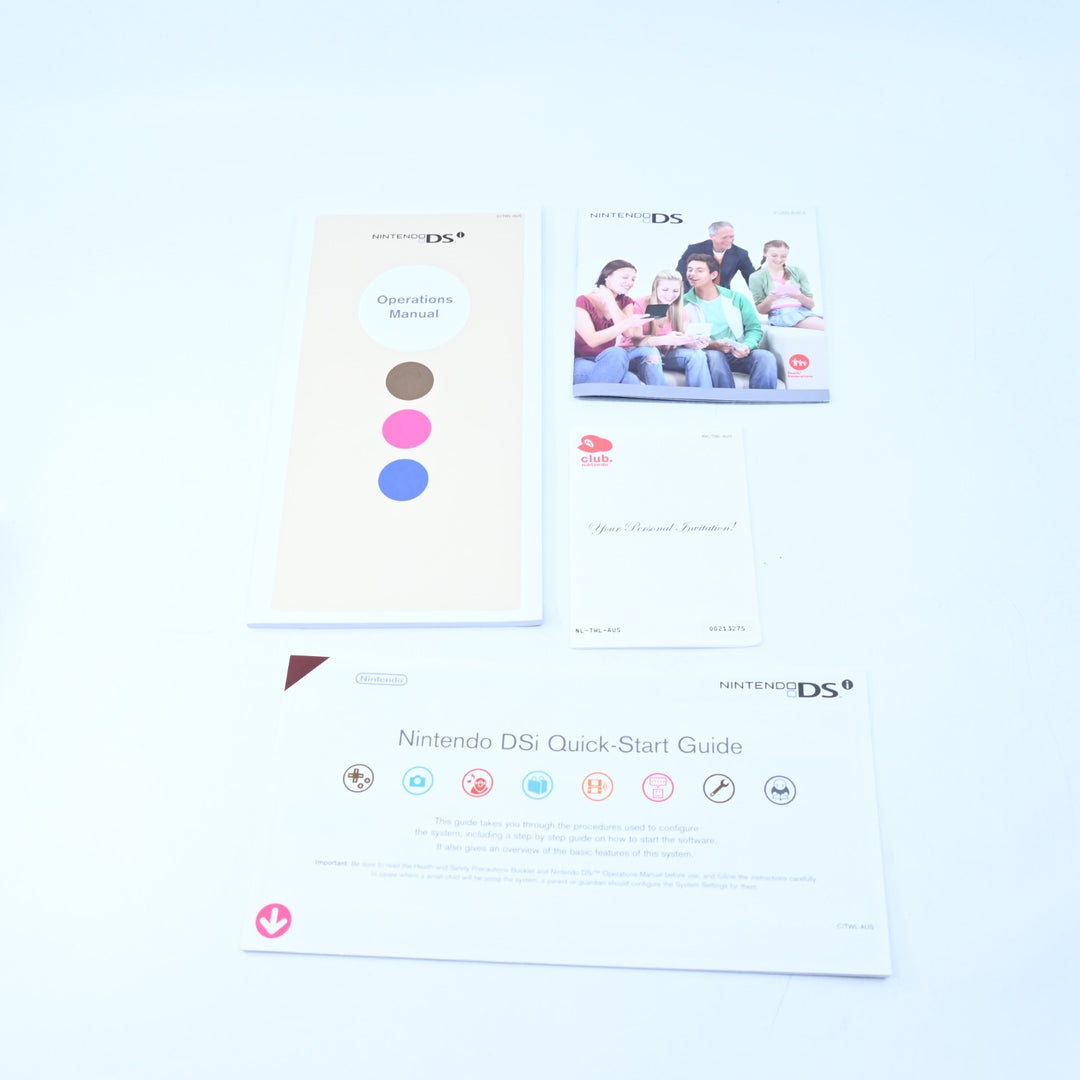 Black - Nintendo DSi Boxed Console - TWL-001 - PAL - FREE POST!