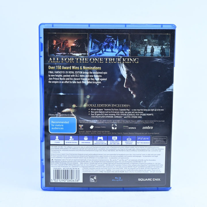 Final Fantasy XV - Royal Edition - Sony Playstation 4 / PS4 Game - FREE POST!