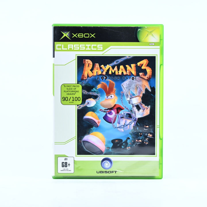 Rayman 3: Hoodlum Havoc  - Original Xbox Game + Manual - PAL - MINT DISC!