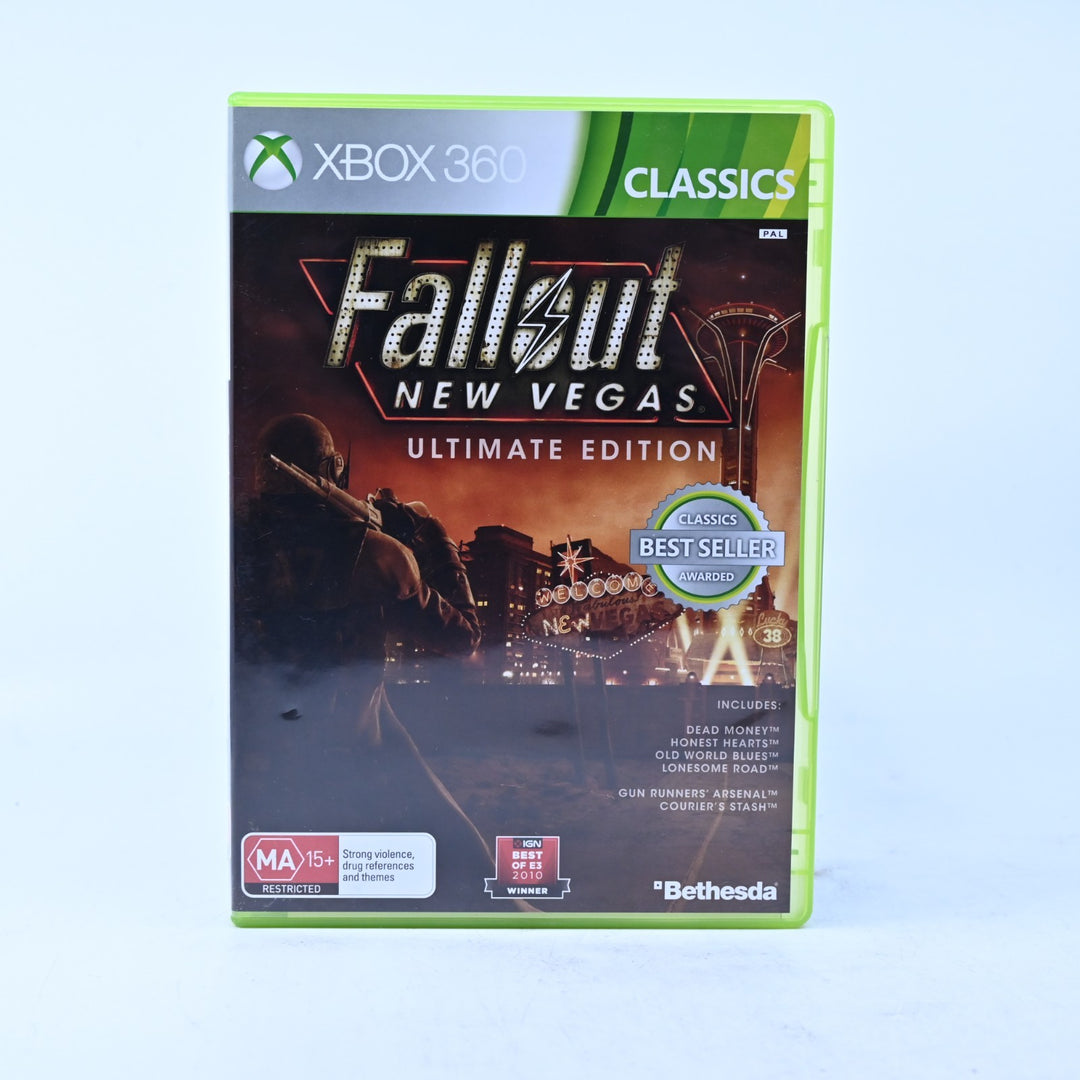 Fallout: New Vegas - Ultimate Edition - Xbox 360 Game + Manual - MINT DISC!