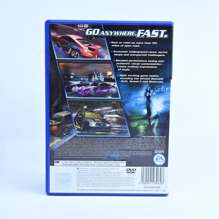 Need for Speed: Underground 2 - Sony Playstation 2 / PS2 Game + Manual - PAL