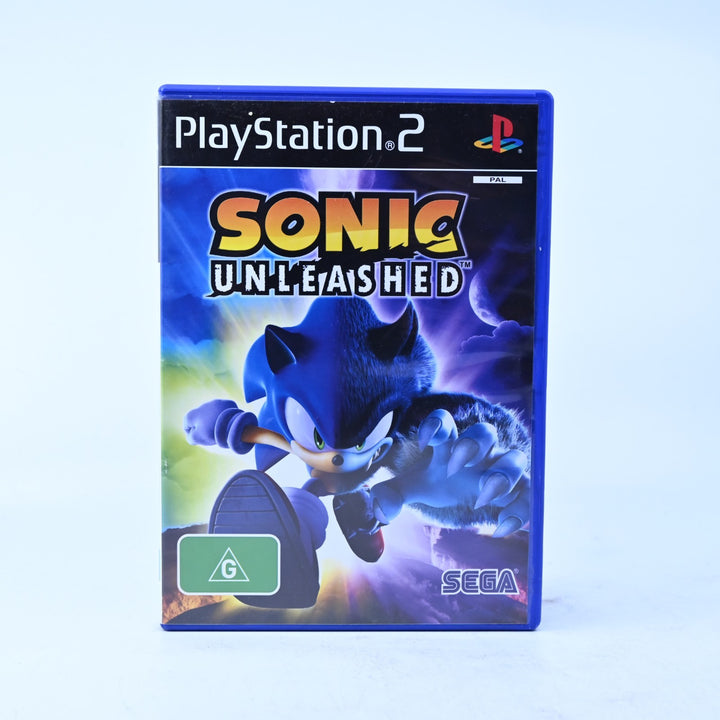 Sonic Unleashed - Sony Playstation 2 / PS2 Game + Manual - PAL - MINT DISC!