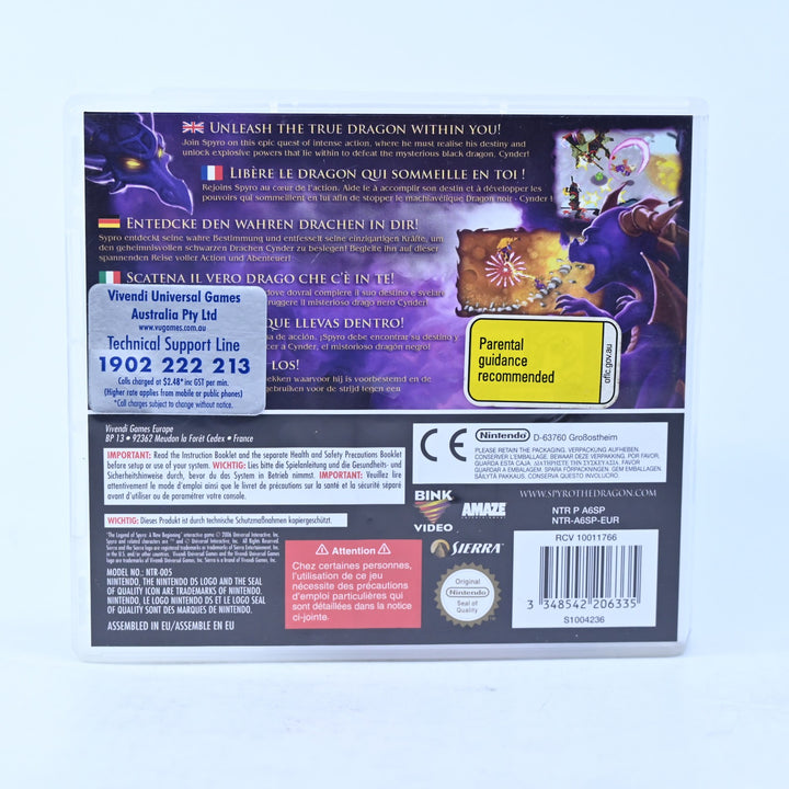 The Legend of Spyro: A New Beginning - Nintendo DS Game + Manual - PAL
