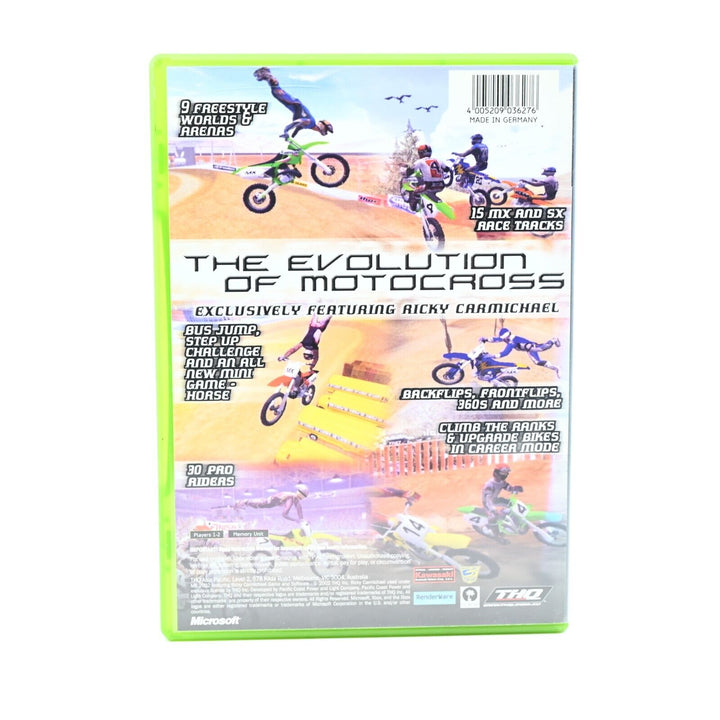 MX 2002 Featuring Ricky Carmichael & Chad Reed - Original Xbox Game + Manual