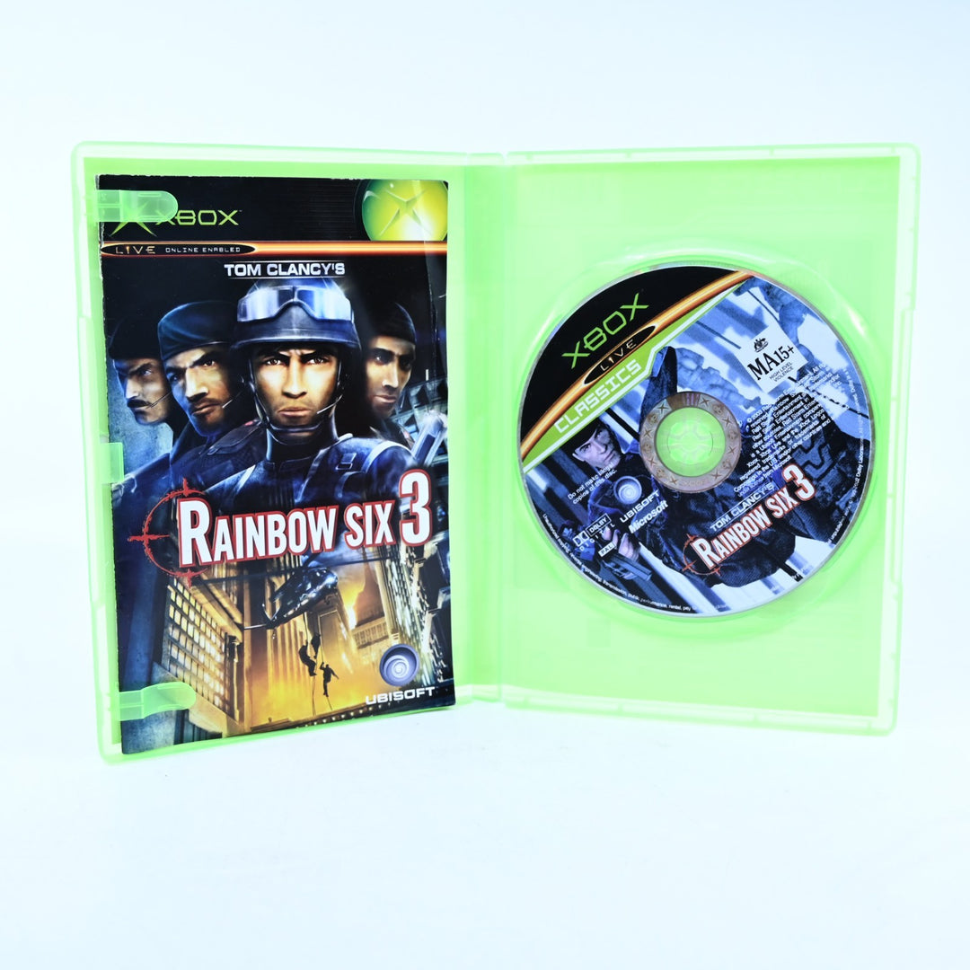 Tom Clancy's Rainbow Six 3 - Original Xbox Game + Manual - PAL - MINT DISC!