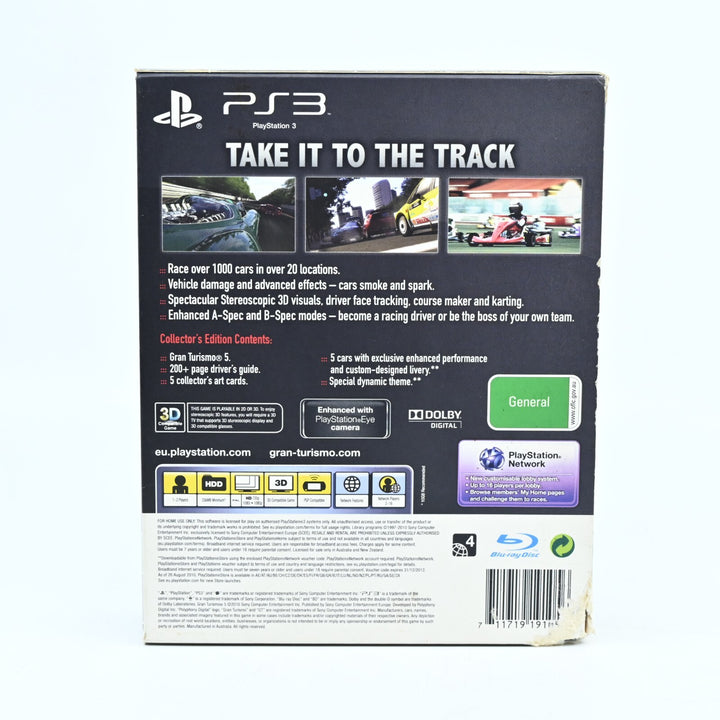 Gran Turismo 5: Collectors Edition - Sony Playstation 3 / PS3 Game + Manual