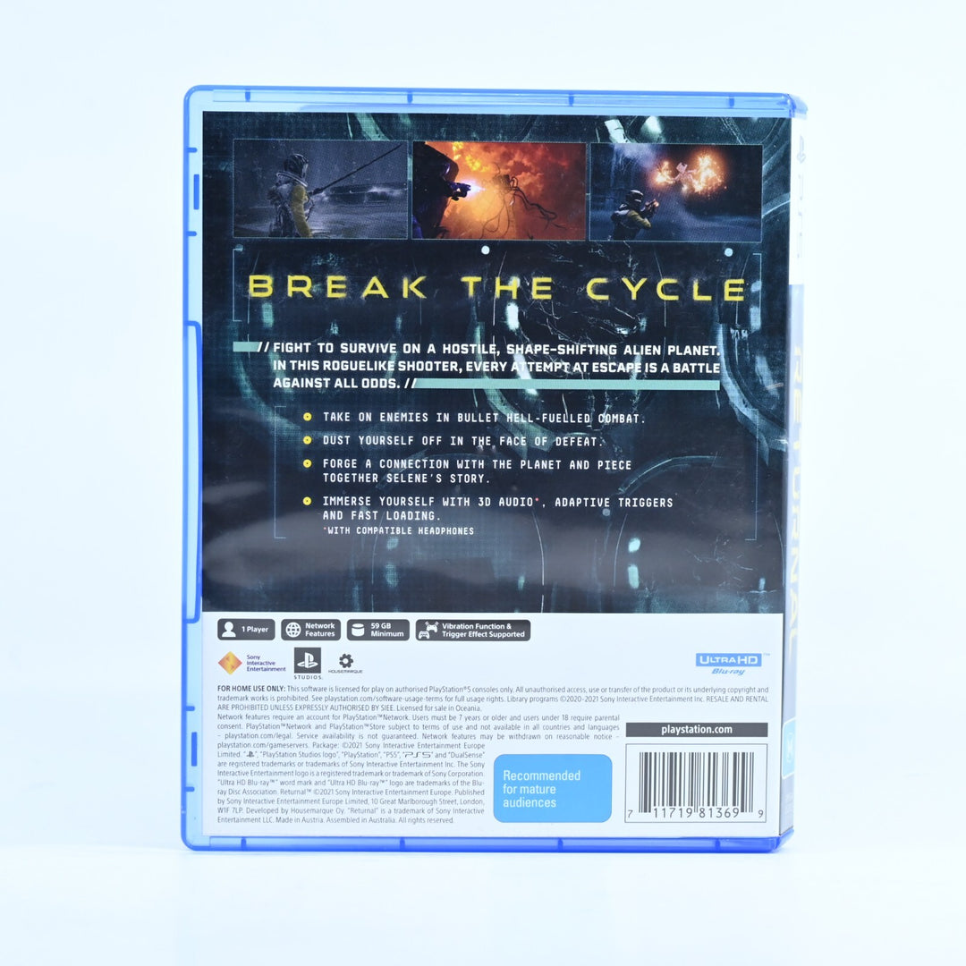 Returnal - Sony Playstation 5 / PS5 Game - FREE POST!
