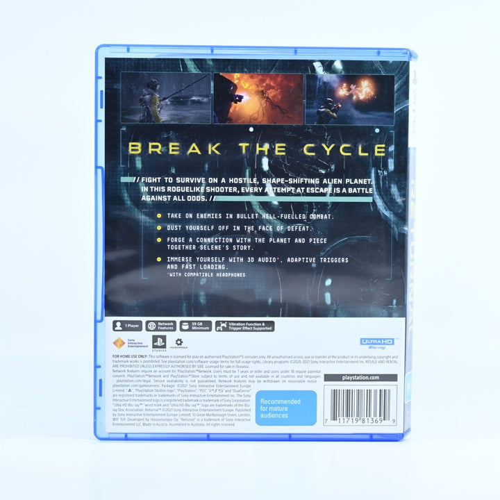 Returnal - Sony Playstation 5 / PS5 Game - FREE POST!