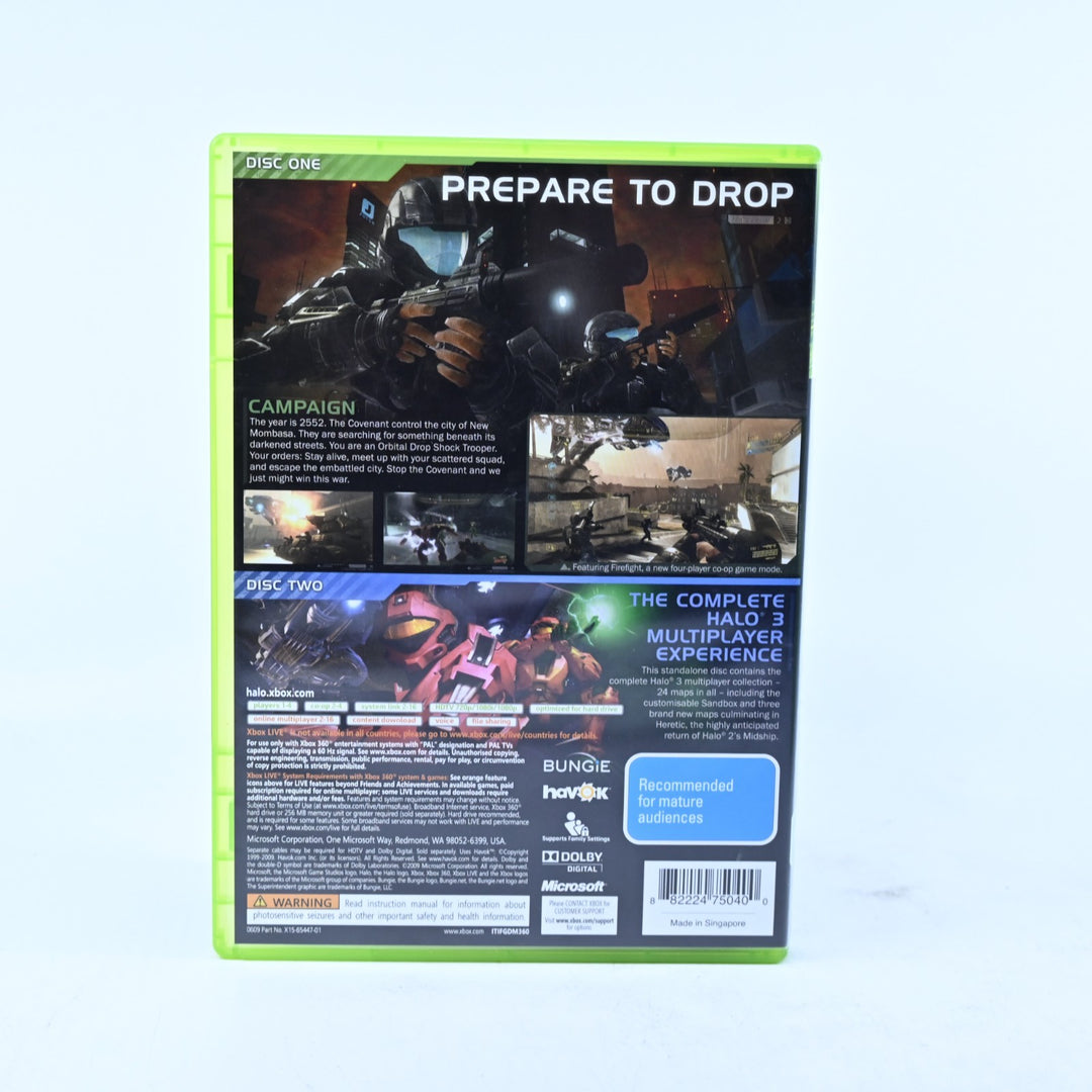 Halo 3 ODST - Xbox 360 Game + Manual - PAL - MINT DISC!