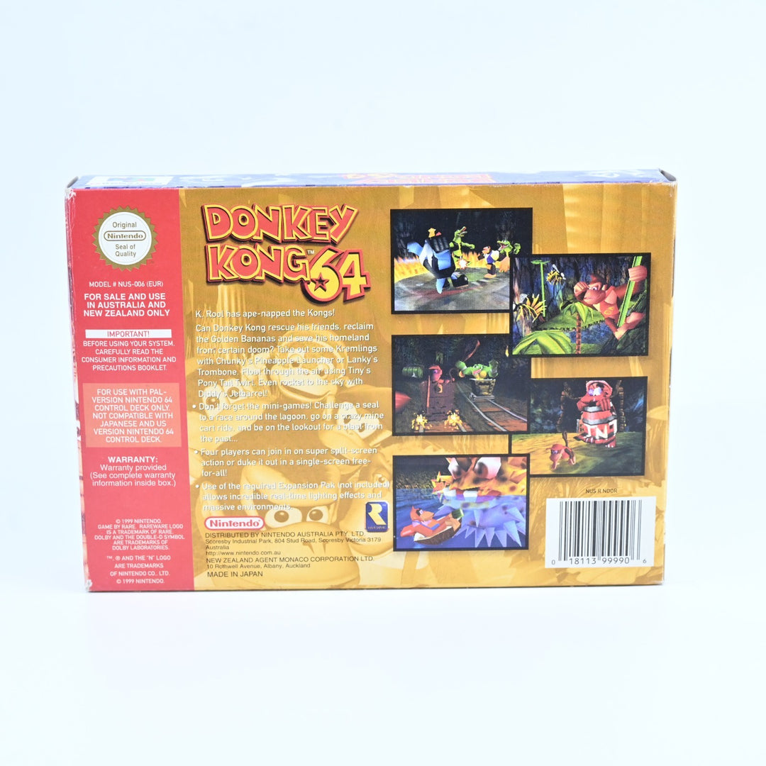 Donkey Kong 64 - N64 / Nintendo 64 Boxed Game - PAL - FREE POST!