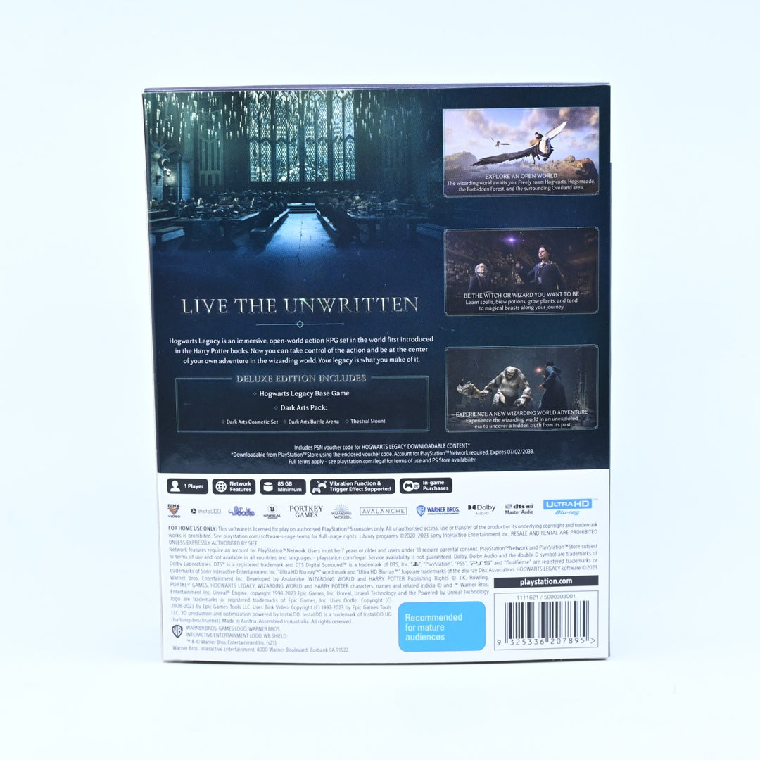 Hogwarts Legacy Deluxe Edition + Pin - Sony Playstation 5 / PS5 Game