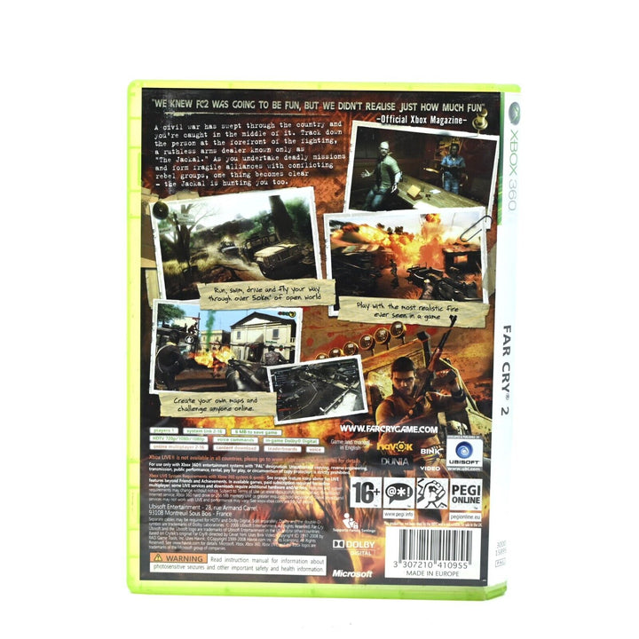 Far Cry 2 - Xbox 360 Game + Manual - PAL - MINT DISC!