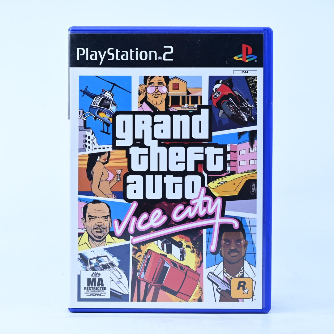 Grand Theft Auto: Vice City - Sony Playstation 2 / PS2 Game + Manual - No Map