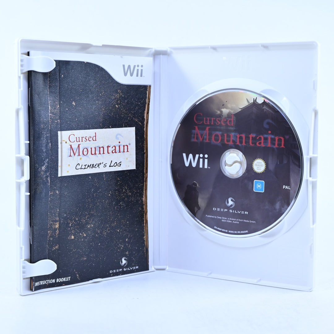 Cursed Mountain - Nintendo Wii Game + Manual - PAL - MINT DISC!