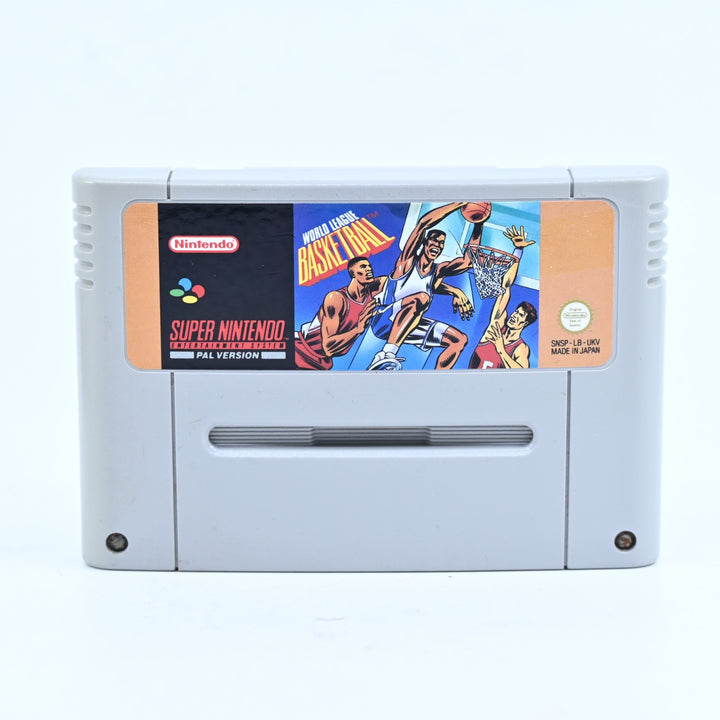 World League Basketball - Super Nintendo / SNES Game - PAL - FREE POST!