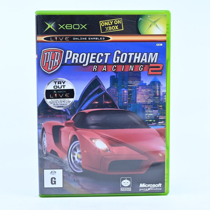 Project Gotham Racing 2 - Original Xbox Game + Manual - PAL - FREE POST!