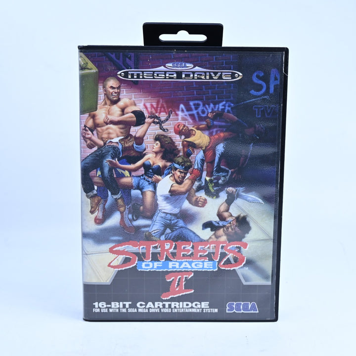 Streets of Rage II - Sega Mega Drive Game - No Manual - PAL - FREE POST!