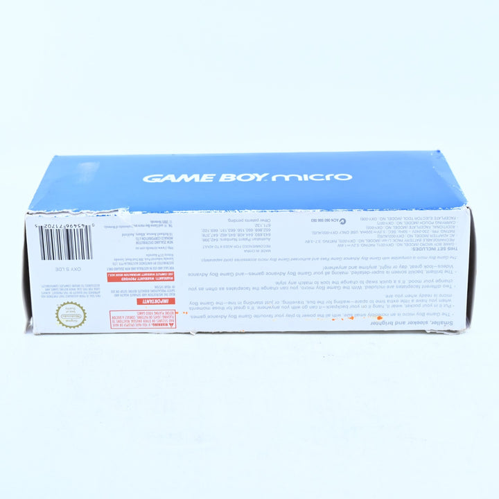 OXY-001 Blue - Nintendo Gameboy Micro Boxed Console - FREE POST!