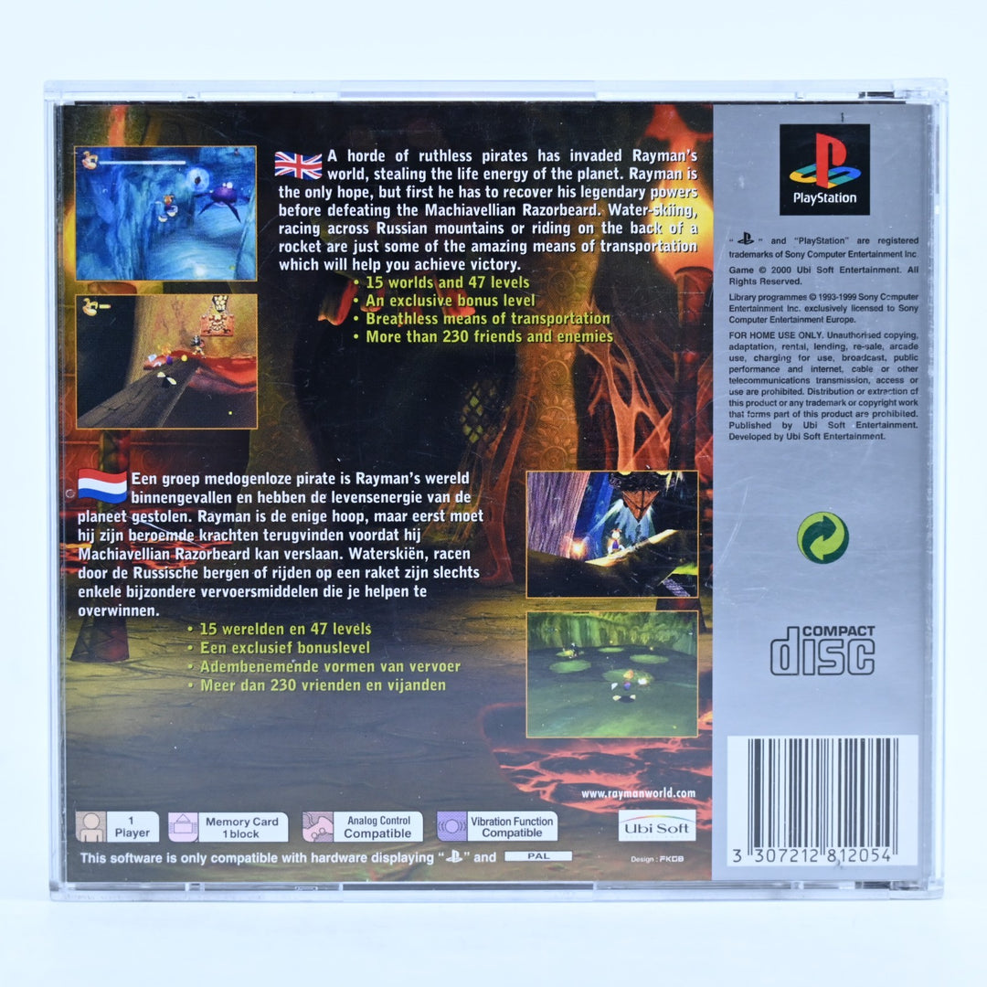 Rayman 2: The Great Escape - Sony Playstation 1 / PS1 Game + Manual - PAL